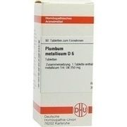 PLUMBUM METALLICUM D 6 TABL., 80 St.