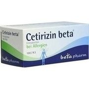CETIRIZIN BETA, 100 Filmtbl. (N3)