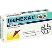 Hexal AG IBUHEXAL AKUT 200 FILMTABLETTEN, 10 St. Hexal AG IBUHEXAL AKUT 200 FILMTABLETTEN, 10 St.