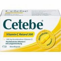 STADA Consumer Health CETEBE VITAMIN C RETARD500, 60 Kps. (N3) STADA Consumer Health CETEBE VITAMIN C RETARD500, 60 Kps. (N3)
