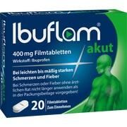 A. Nattermann & Cie. IBUFLAM AKUT 400 MG FILMTABLETTEN, 20 St. A. Nattermann & Cie. IBUFLAM AKUT 400 MG FILMTABLETTEN, 20 St.