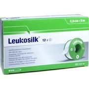 BSN medical LEUKOSILK 5 M X 2,50 CM 1032, 12 St. BSN medical LEUKOSILK 5 M X 2,50 CM 1032, 12 St.