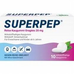 Hermes Arzneimittel SUPERPEP REISE 20MG KAUDRAGEES, 10 St. Hermes Arzneimittel SUPERPEP REISE 20MG KAUDRAGEES, 10 St.