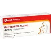 ALIUD Pharma IBUPROFEN AL AKUT 400 MG FILMTBL., 20 Filmtbl. (N2 ALIUD Pharma IBUPROFEN AL AKUT 400 MG FILMTBL., 20 Filmtbl. (N2