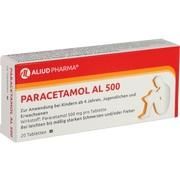 ALIUD Pharma PARACETAMOL AL 500 TABL 20 ST ALIUD Pharma PARACETAMOL AL 500 TABL 20 ST