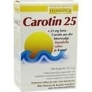 Burton Feingold Carotin 25 Feingold Kapseln 100 Stk. Burton Feingold Carotin 25 Feingold Kapseln 100 Stk.