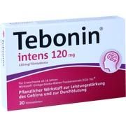 TEBONIN INTENS 120MG, 30 Filmtbl. (N1) Tebonin intens 120 mg TEBONIN INTENS 120MG, 30 Filmtbl. (N1) Tebonin intens 120 mg