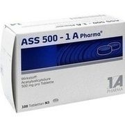 1A Pharma ASS 500, 100 Tbl. 500 mg 1A Pharma ASS 500, 100 Tbl. 500 mg