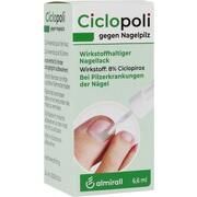 Almirall Hermal Ciclopoli gegen Nagelpilz wirkstoffh. Nagellack 6,6 ml Almirall Hermal Ciclopoli gegen Nagelpilz wirkstoffh. Nagellack 6,6 ml