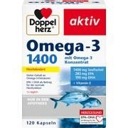 Doppelherz aktiv Omega-3 1400 Kapseln 120 Stk. Doppelherz aktiv Omega-3 1400 Kapseln 120 Stk.