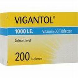 WICK Pharma Vigantol Vitamin D3 1000 I.E. Tabletten 200 Stk.
