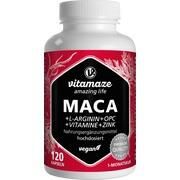 Vitamaze Vispura Maca hochdosiert + L-Arginin + OPC + Vitamine + Zink 120 Kapseln Vitamaze Vispura Maca hochdosiert + L-Arginin + OPC + Vitamine + Zink 120 Kapseln