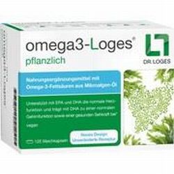 Dr. Loges Omega3-Loges pflanzlich Kapseln 120 Stk. Dr. Loges Omega3-Loges pflanzlich Kapseln 120 Stk.