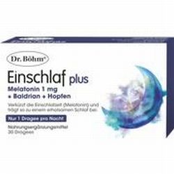 Apomedica Pharmazeutische Produkte Dr. Böhm Einschlaf plus Dragees 30 Stk. Apomedica Pharmazeutische Produkte Dr. Böhm Einschlaf plus Dragees 30 Stk.