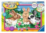 Ravensburger Malen nach Zahlen Putzige Häschen