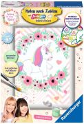 Ravensburger Malen nach Zahlen Zuckersüßes Einhorn