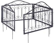 Relaxdays Beetzaun Metall GOTH Ornamente 12-tlg. (10022111) Relaxdays Beetzaun Metall GOTH Ornamente 12-tlg. (10022111)