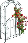 Relaxdays Rosenbogen mit Tor (10026261)