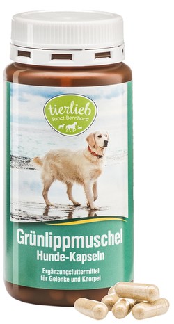 Kräuterhaus Sanct Bernhard Grünlippmuschel Hunde-Kapseln 150 Stk.