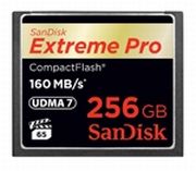 SanDisk CompactFlash Extreme Pro 256GB (SDCFXPS-256G)