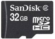 SanDisk microSDHC 32GB Class 2