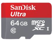 SanDisk Ultra MicroSDXC UHS-I 64GB (SDSQUNB-064G-GN3MN)