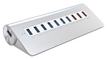 Satechi Aluminum 10-Port USB 3.0 Hub W/ 3 Charging Ports