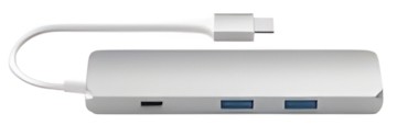 Satechi Aluminum Type-C Slim Multi-Port Adapter 4K