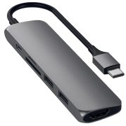 Satechi Slim Aluminium Multi-Port Adapter V2