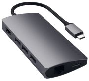 Satechi Type-C Multi-port Adapter 4K with Ethernet V2 (ST-TCMA2M)