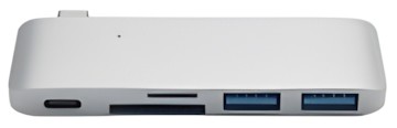 Satechi Type-C Pass-Through USB Hub With USB-C Charging Port
