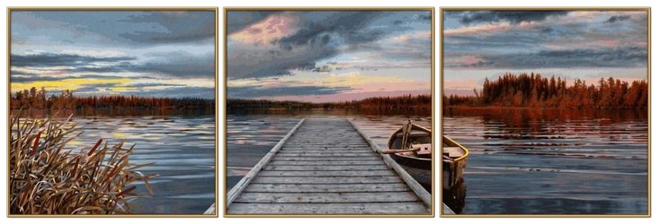 Schipper Sonnenaufgang am See