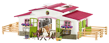 Schleich Reiterhof mit Reiterin und Pferden Schleich Reiterhof mit Reiterin und Pferden im Preisvergleich