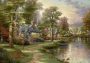 Schmidt Spiele Puzzle Thomas Kinkade Am See