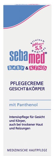 Sebamed Baby & Kind Pflegecreme Gesicht & Körper 75 ml Sebamed Baby & Kind Pflegecreme Gesicht & Körper 75 ml