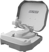 Antenne Satellite Sky Vision Ideal 65 – Réflecteur Aluminium 65x60 Cm, Couleur Clair RAL 7035