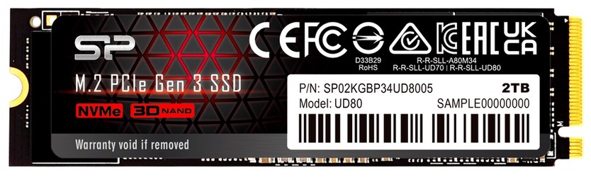 Silicon Power UD80 M.2 PCIe SSD 250GB
