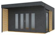 Skan Holz Tokio 4 402 x 402 cm Doppelschalig Farblich behandelt Skan Holz Tokio 4 402 x 402 cm Doppelschalig Farblich behandelt