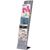 Fast Paperflow Prospekt-Bodenständer "Alu", 2857.35 Fast Paperflow Prospekt-Bodenständer "Alu", 2857.35