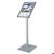 Franken Infodisplay DIN A4 hoch auf Stativ, Hhe 80 cm, Aluminium, BS0901 Franken Infodisplay DIN A4 hoch auf Stativ, Hhe 80 cm, Aluminium, BS0901