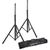 Adam Hall Boxenhochständer Economy Set mit Tasche Adam Hall Boxenhochständer Economy Set mit Tasche