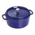 Staub Cocotte rund aus Gusseisen in dunkelblau (Durchmesser/ Inhalt - 24 cm / 3,8 Liter) Staub Cocotte rund aus Gusseisen in dunkelblau (Durchmesser/ Inhalt - 24 cm / 3,8 Liter)