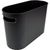 Helit Papierkorb 22 Liter oval schwarz 300x180x450 Helit Papierkorb 22 Liter oval schwarz 300x180x450
