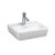 Laufen Laufen Pro A Handwaschbecken, B: 45 T: 34 cm weiss mit 1 Hahnloch, 8119510001041 Laufen Laufen Pro A Handwaschbecken, B: 45 T: 34 cm weiss mit 1 Hahnloch, 8119510001041