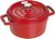 Staub 1102006 Cocotte, 20 cm, rund, Bräter aus Gusseisen, kirsche Staub 1102006 Cocotte, 20 cm, rund, Bräter aus Gusseisen, kirsche