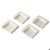 Xavax 00111310 Trocknerfixierplatten zum Aufkleben, 4-er Set Xavax 00111310 Trocknerfixierplatten zum Aufkleben, 4-er Set
