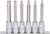KS TOOLS 1/2" Bit-Stecknuss-Satz für Innensechskant-Schrauben, lang, 6-tlg., 5-12mm KS TOOLS 1/2" Bit-Stecknuss-Satz für Innensechskant-Schrauben, lang, 6-tlg., 5-12mm