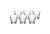 LEONARDO 012999 - Set/6 Becher klein Rock LEONARDO 012999 - Set/6 Becher klein Rock