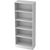 Aktenregal Hammerbacher Solid 6000,weiß, 4 Böden, 5 OH, 80 x 200,4 x 40cm Aktenregal Hammerbacher Solid 6000,weiß, 4 Böden, 5 OH, 80 x 200,4 x 40cm