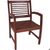 Garden Pleasure Armsessel "Madison", mit Armlehnen, aus geöltem FSC Eukalyptus, 56x90cm, 985007 Garden Pleasure Armsessel "Madison", mit Armlehnen, aus geöltem FSC Eukalyptus, 56x90cm, 985007